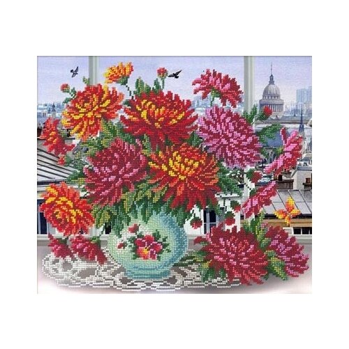 фото Набор хризантемы парижа русская искусница 1014