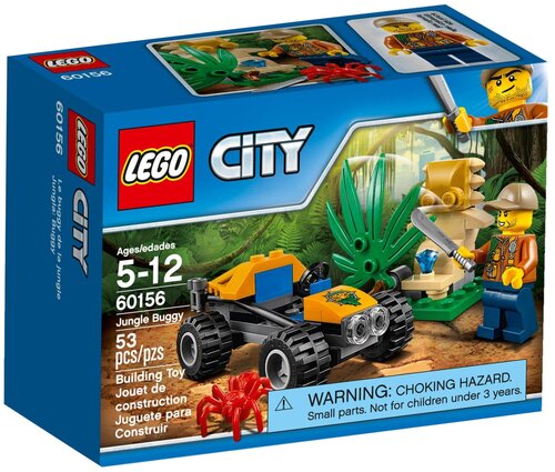 LEGO City 60156 Багги для поездок по джунглям, 53 дет.