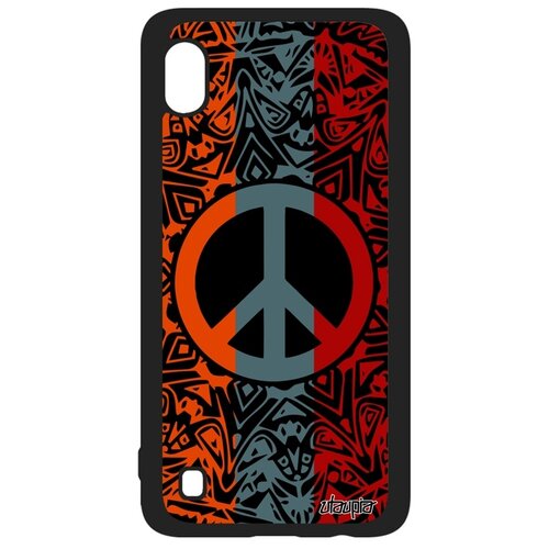 фото Чехол на телефон galaxy a10, "peace and love" мандала символ utaupia