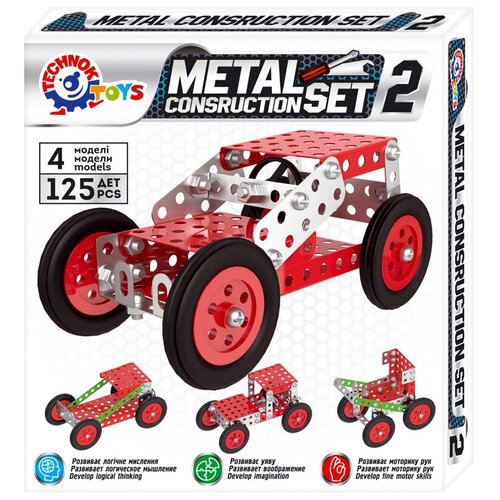 Конструктор ТехноК Металлический 6405 Metal construction set 2