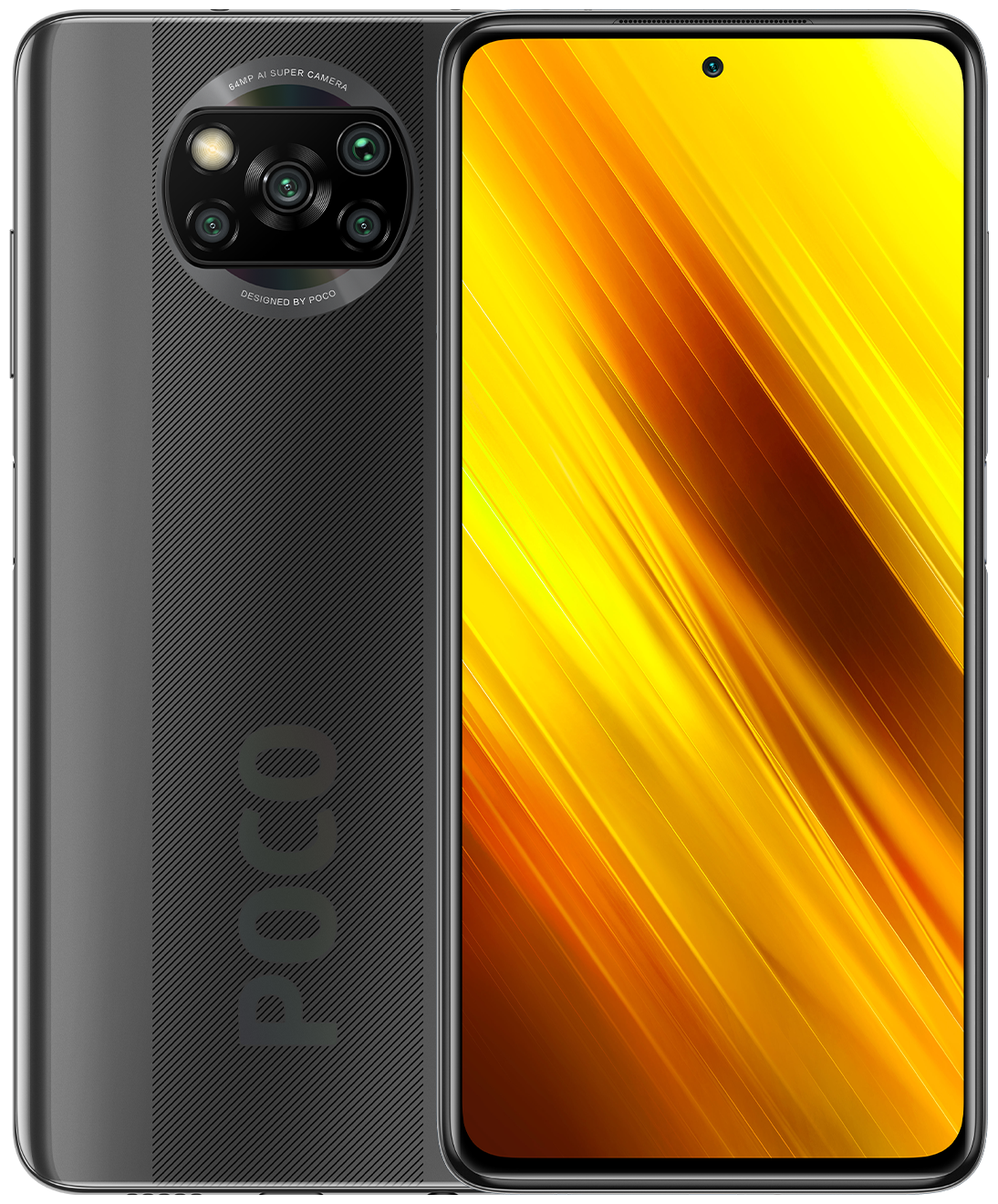 Смартфон Xiaomi POCO X3 6/128 ГБ RU, Dual nano SIM, Серый сумрак