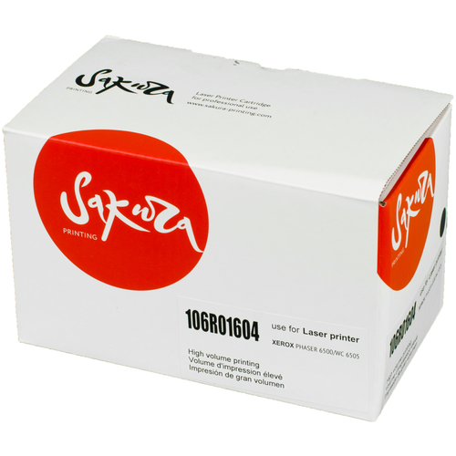 Картридж SAKURA 106R01604 для принтеров Xerox Phaser 6500,Workcenter 6505, черный black