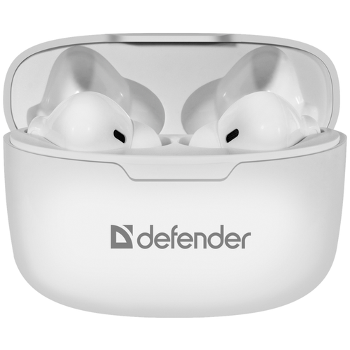 Беспроводные наушники с микрофоном Defender Twins 903, зарядный кейс