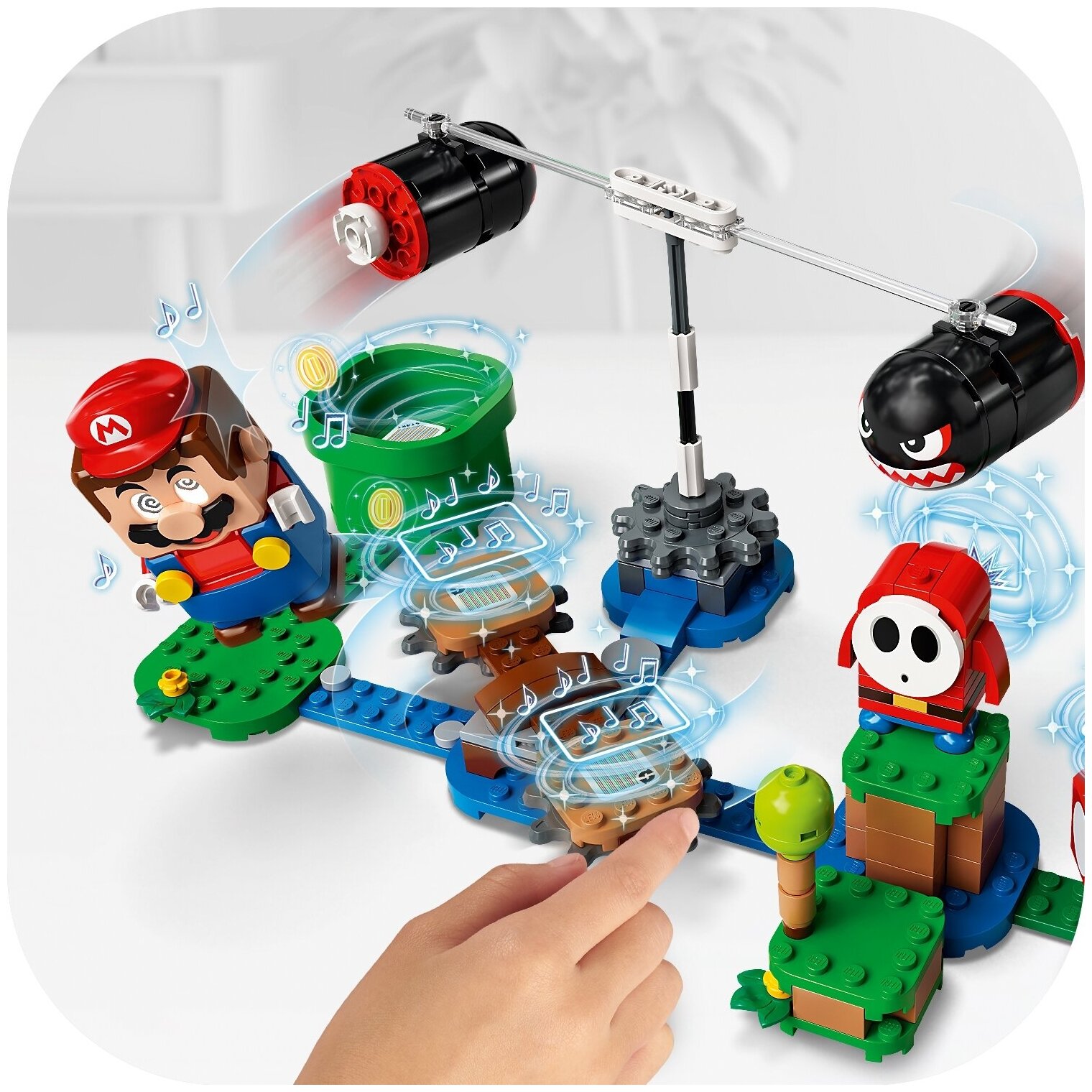 Конструктор LEGO Super Mario Огневой налет Билла-банзай - дополнительный набор, 132 детали (71366) - фото №9