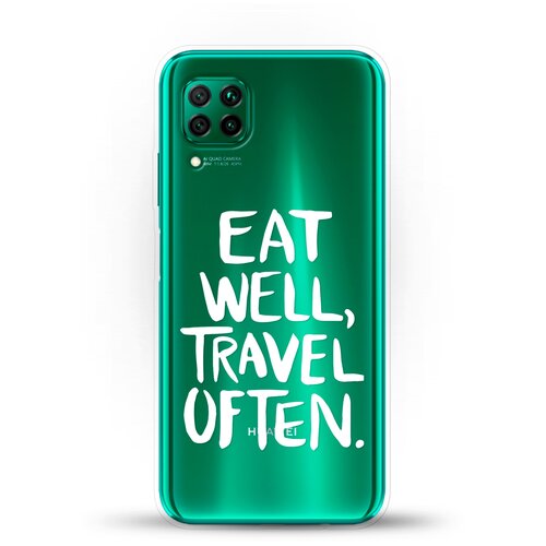фото Силиконовый чехол eat well на huawei p40 lite andy & paul