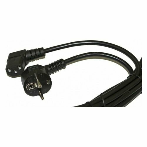 Шнур питания Hyperline PWC-IEC13A-SHM-10-BK Schuko-C13 проводник3x075мм2 1м 10А упак1шт че 1008₽