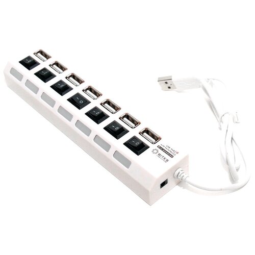 USB-концентратор 5bites HB27-203P разъемов: 7 белый
