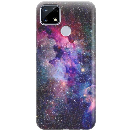 фото Cиликоновый чехол на realme 7i / рилми 7 ай с принтом "открытый космос" gosso