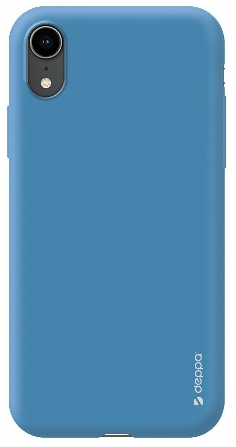Чехол Gel Color Case для Apple iPhone XR, голубой, Deppa (85364)