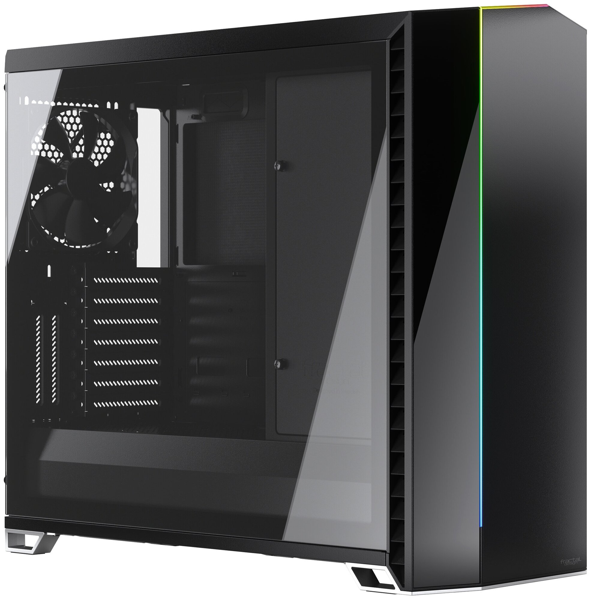 Корпус Fractal Design Vector RS Blackout TG черный без БП E-atx 6x120mm 6x140mm 2xUSB3.0 1xUSB3.1 au