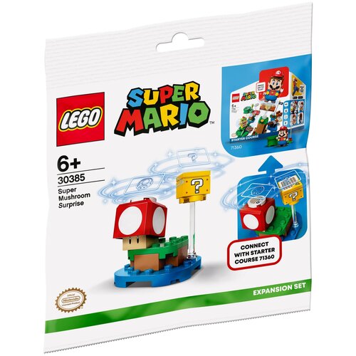 Конструктор LEGO Super Mario 30385 Дополнительный набор Сюрприз от Супергриба, 18 дет.