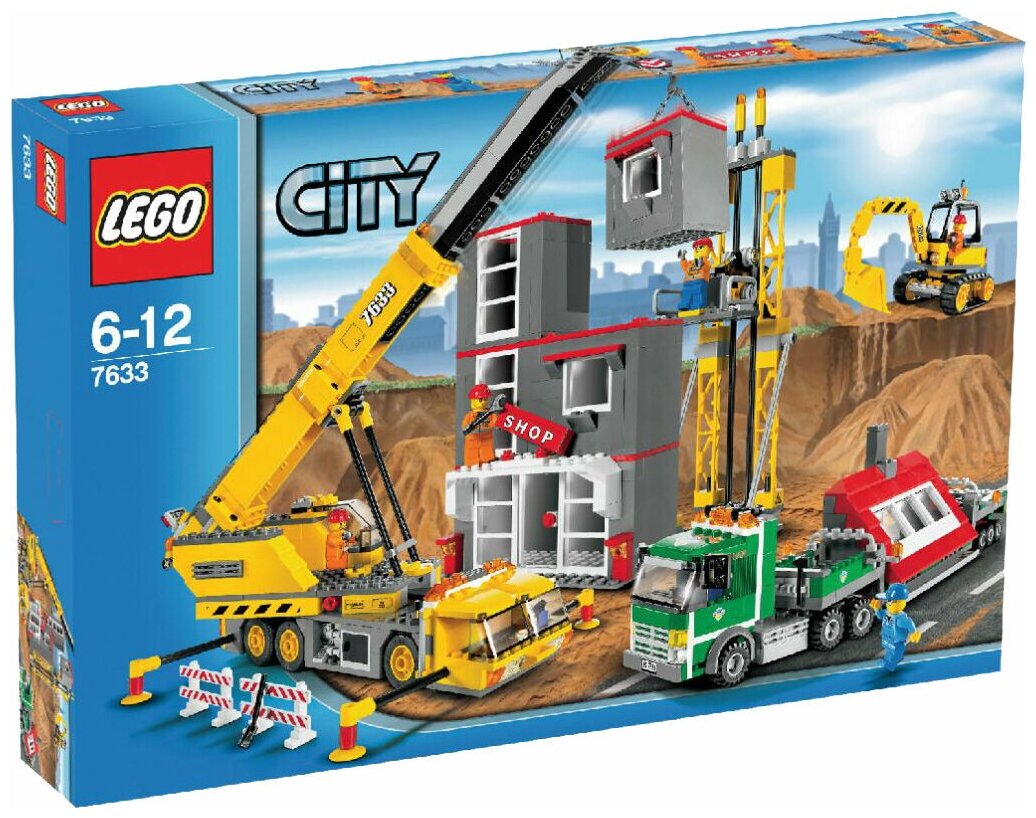 Конструктор LEGO City 7633 Строительная площадка, 898 дет.