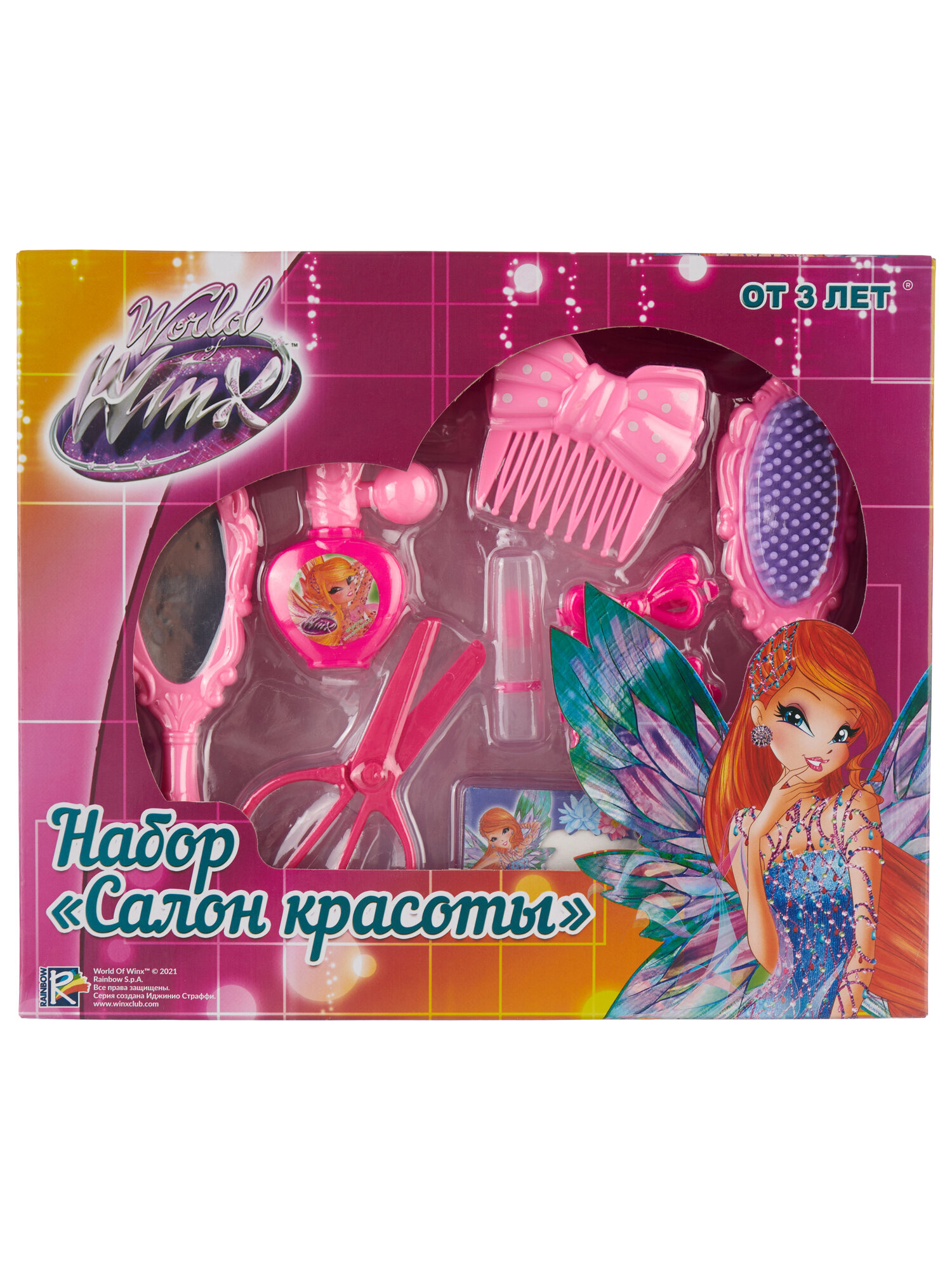 WINX Набор игровой «Салон красоты», феи WINX «Блум», 9 предметов, микс