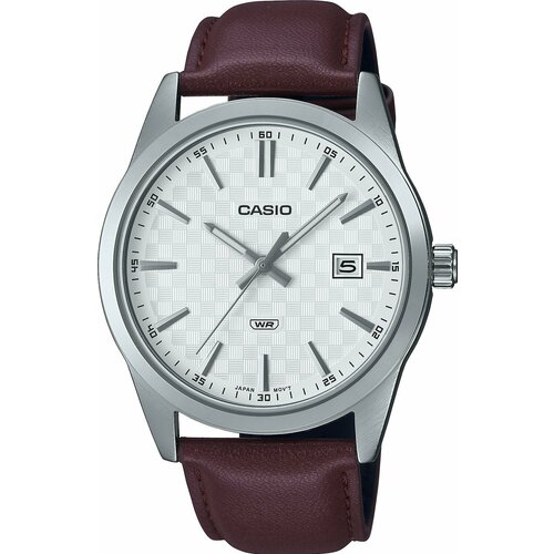 Наручные часы CASIO Collection, белый, серебряный наручные часы casio mtp vd03l 5a