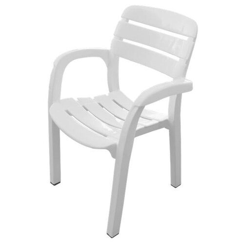 кресло пластиковое стандарт пластик далгория 83 x 44 x 60 см белое Кресло Стандарт Пластик Далгория 3 белый