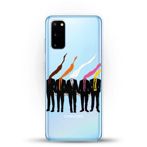 фото Силиконовый чехол псы на samsung galaxy s20 andy & paul