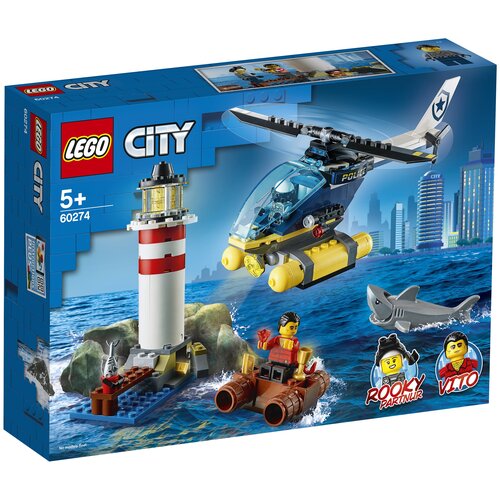 Конструктор LEGO City 60274 Морская полиция: захват на маяке, 189 дет.