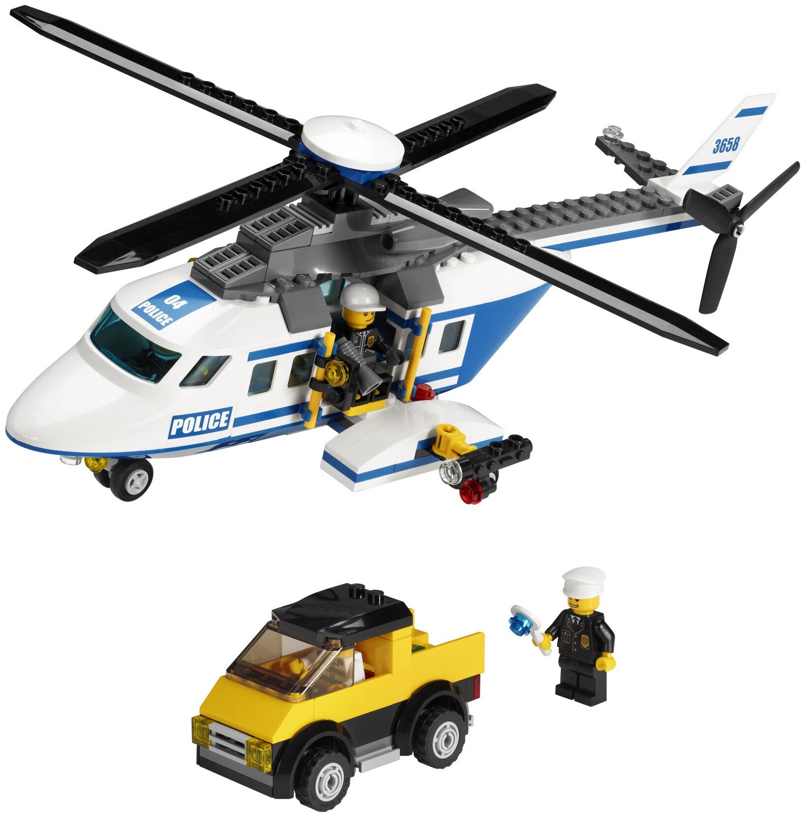 Конструктор LEGO City 3658 Полицейский вертолет — купить по выгодной ...