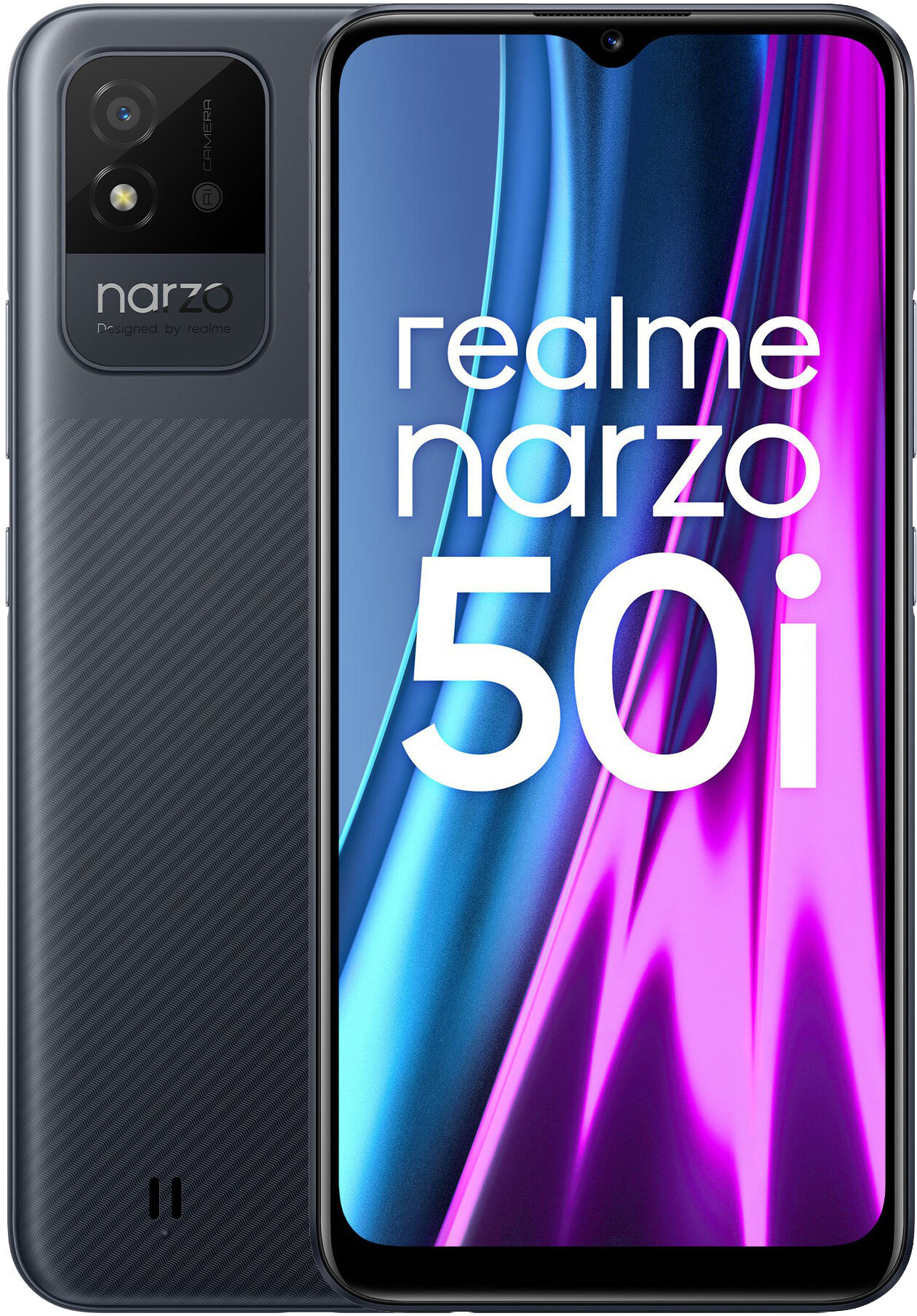 Смартфон realme NARZO 50i 4/64 ГБ, 2 nano SIM, черный карбон