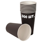 Стакан бумажный Global Cups 150 мл 70 мм ВЕНДИНГ-BLACK, 300шт. - изображение