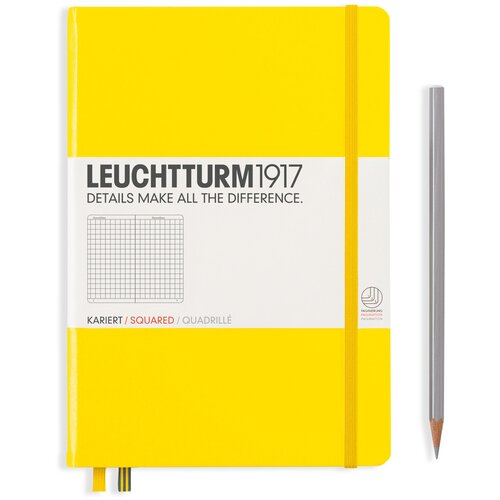 Записная книга Leuchtturm1917 344799 желтый A5, 124 листа, Желтый