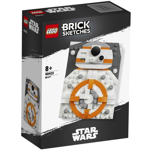 lego brick sketches 40457 минни маус 140 дет LEGO Brick Sketches 40431 BB-8, 171 дет.
