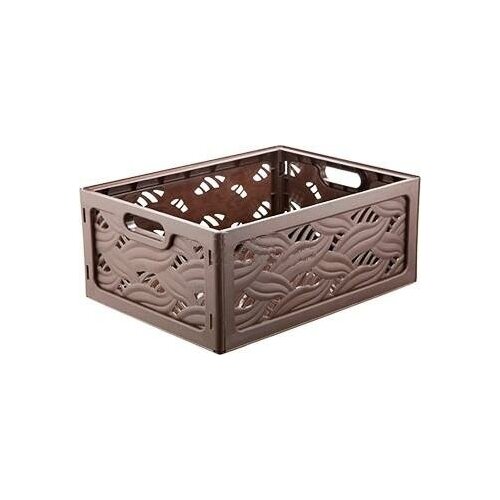 фото Berossi корзина flavia 320х240х130 мм шоколадный