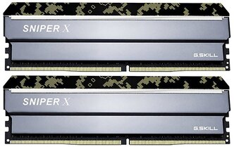 Оперативная память G.SKILL Sniper X 16 ГБ (8 ГБ x 2) DDR4 3200 МГц DIMM CL16 F4-3200C16D-16GSXKB