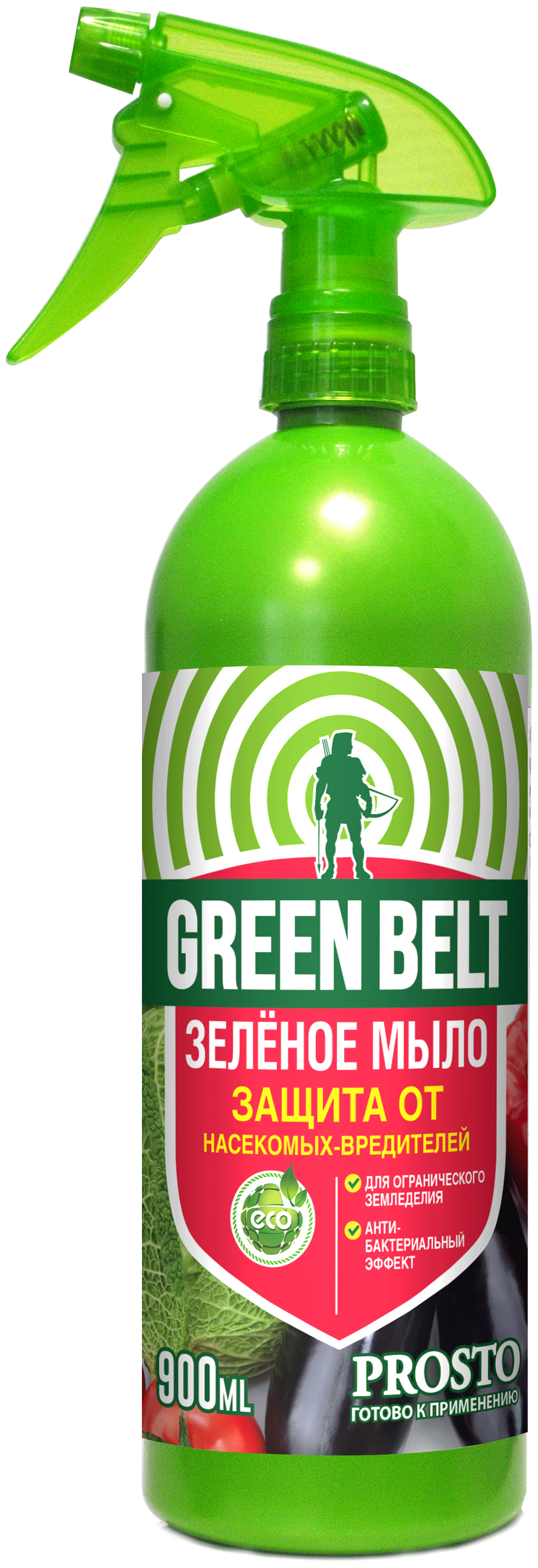 Green Belt Средство для защиты от насекомых-вредителей Зеленое мыло