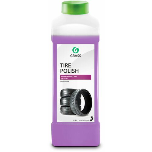 фото Чернитель резины, чернитель шин grass tire polish, 1л