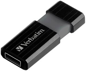 Флешка Verbatim Store 'n' Go PinStripe 16 GB, черный