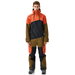 Комбинезон Rehall для сноубординга, капюшон, карманы, водонепроницаемый, мембранный, манжеты, вентиляция, карман для ски-пасса, размер M, красный, коричневый