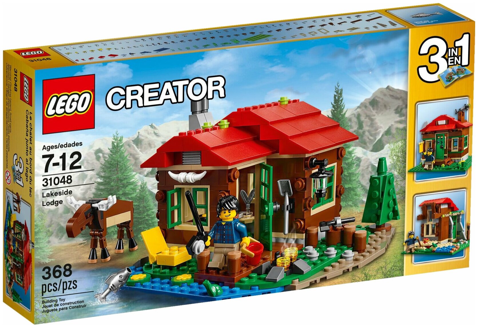 LEGO Creator 31048 Домик возле озера, 368 дет.