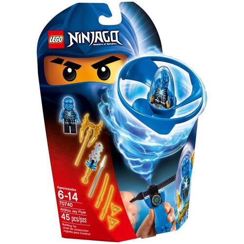 конструктор lego ninjago 70739 аэроджитцу кая 46 дет Конструктор LEGO Ninjago 70740 Аэроджитцу Джея, 45 дет.