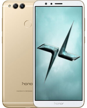 Смартфон HONOR 7X 64GB 4/64 ГБ, Dual nano SIM, золотой