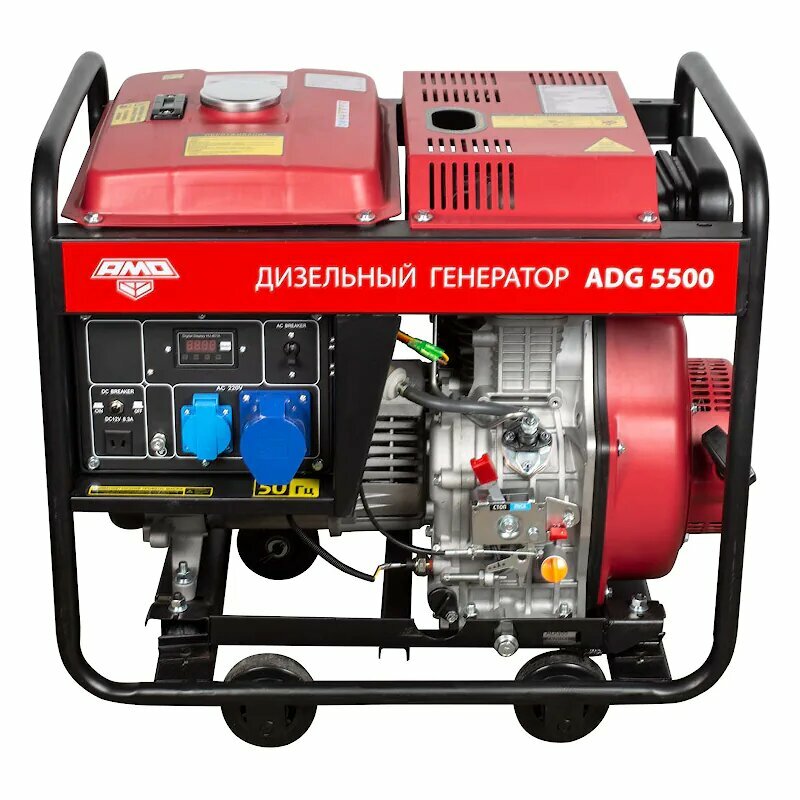 Дизельный генератор AMO ADG 5500, 856273 - фотография № 10