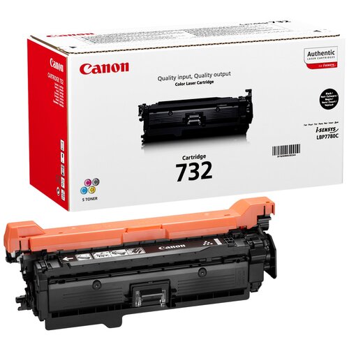 Картридж Canon 732BK (6263B002), 6100 стр, черный