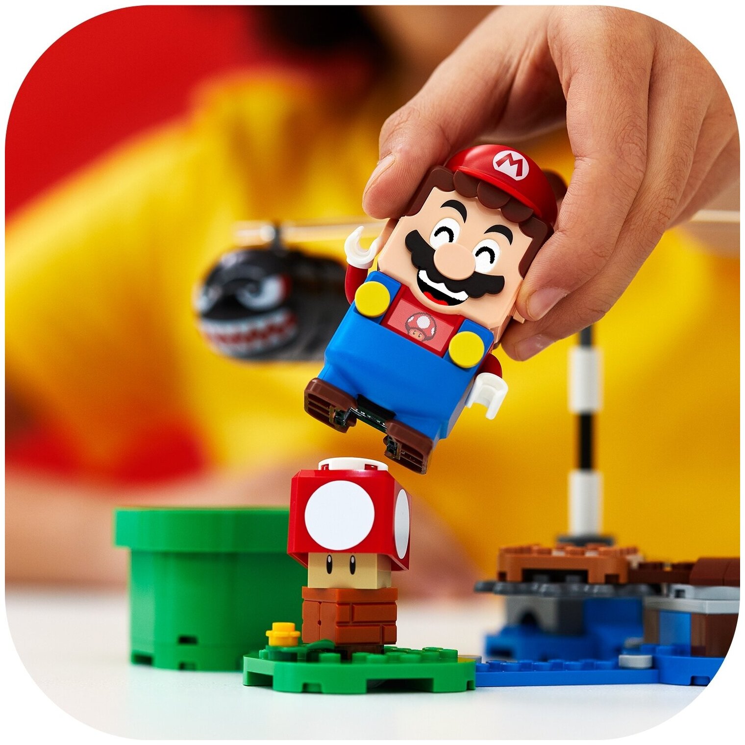 Конструктор LEGO Super Mario Огневой налет Билла-банзай - дополнительный набор, 132 детали (71366) - фото №7