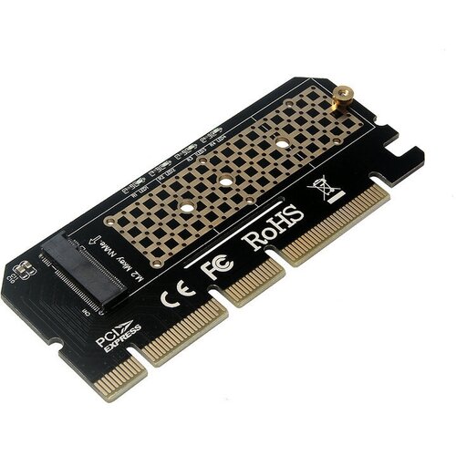 ORIENT Переходник PCI-E->M.2 ORIENT C299E, 1xM.2 NGFF PCI-E 2230/2242/2260/2280 (PCI-E3.0 x16) (oem) переходник pci ex16 ngff m 2 ssd pci e 3 0