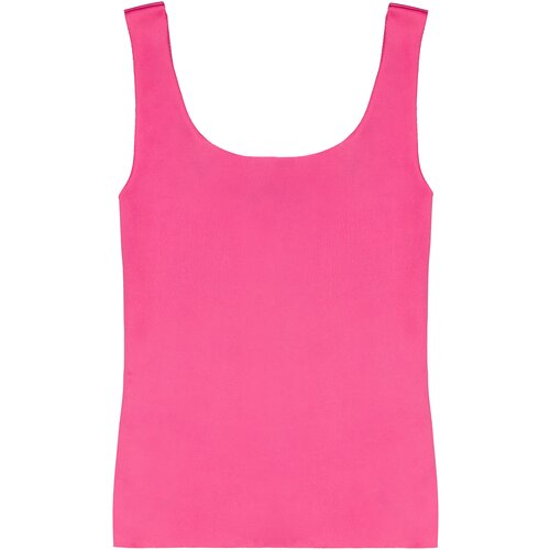 фото Майка trendyol, однотонная, размер s, розовый