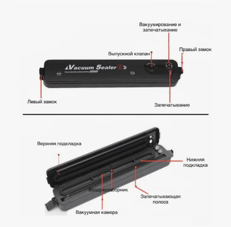 Вакуумный упаковщик для продуктов - фотография № 3