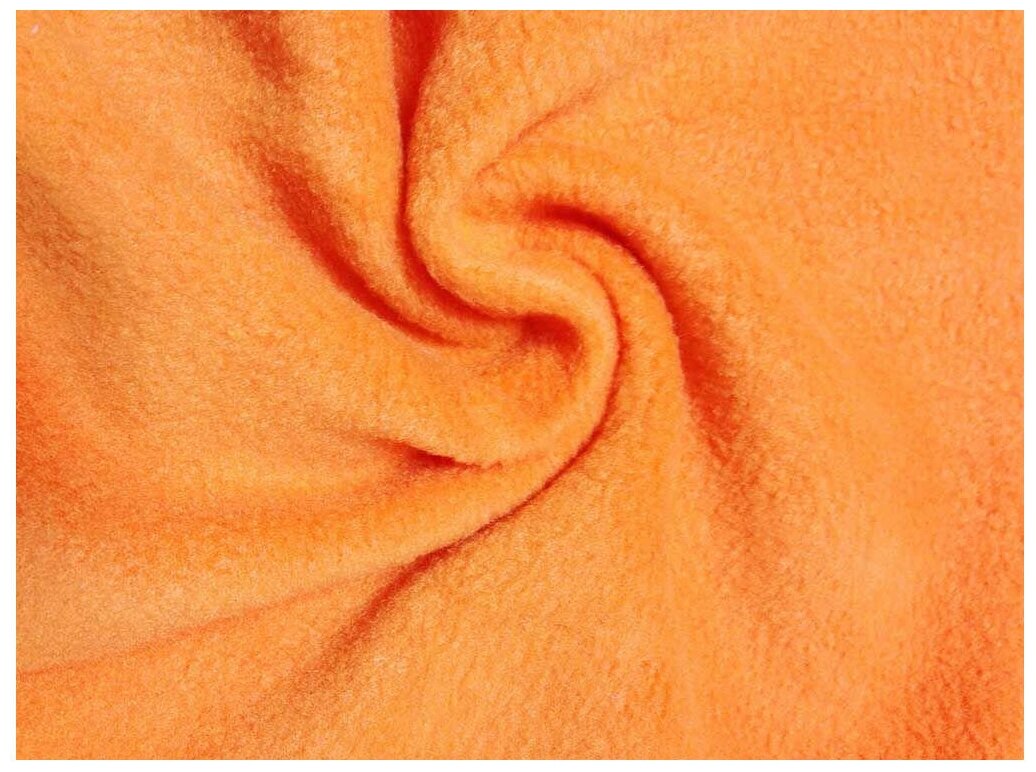 Пледы и покрывала (плед), Guten Morgen, Флис, рис.16-1364, Цвет: Оранжевый 150х200 см