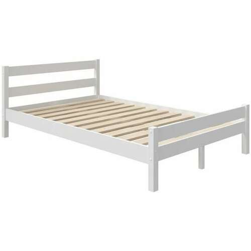 Двуспальная кровать Edwood Lotta 120х200 см - белая