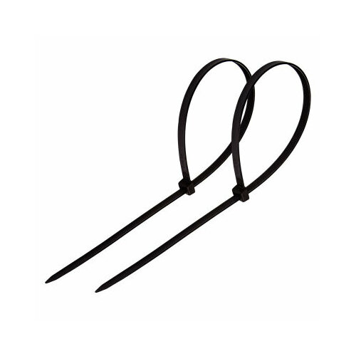 Стяжка нейлоновая неоткрывающаяся, безгалогенная (halogen free) 200x3.6мм, черная (100 шт)