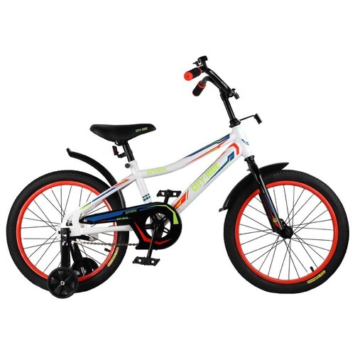 фото Детский велосипед city-ride spark 18 (cr-b2-0218) белый (требует финальной сборки)