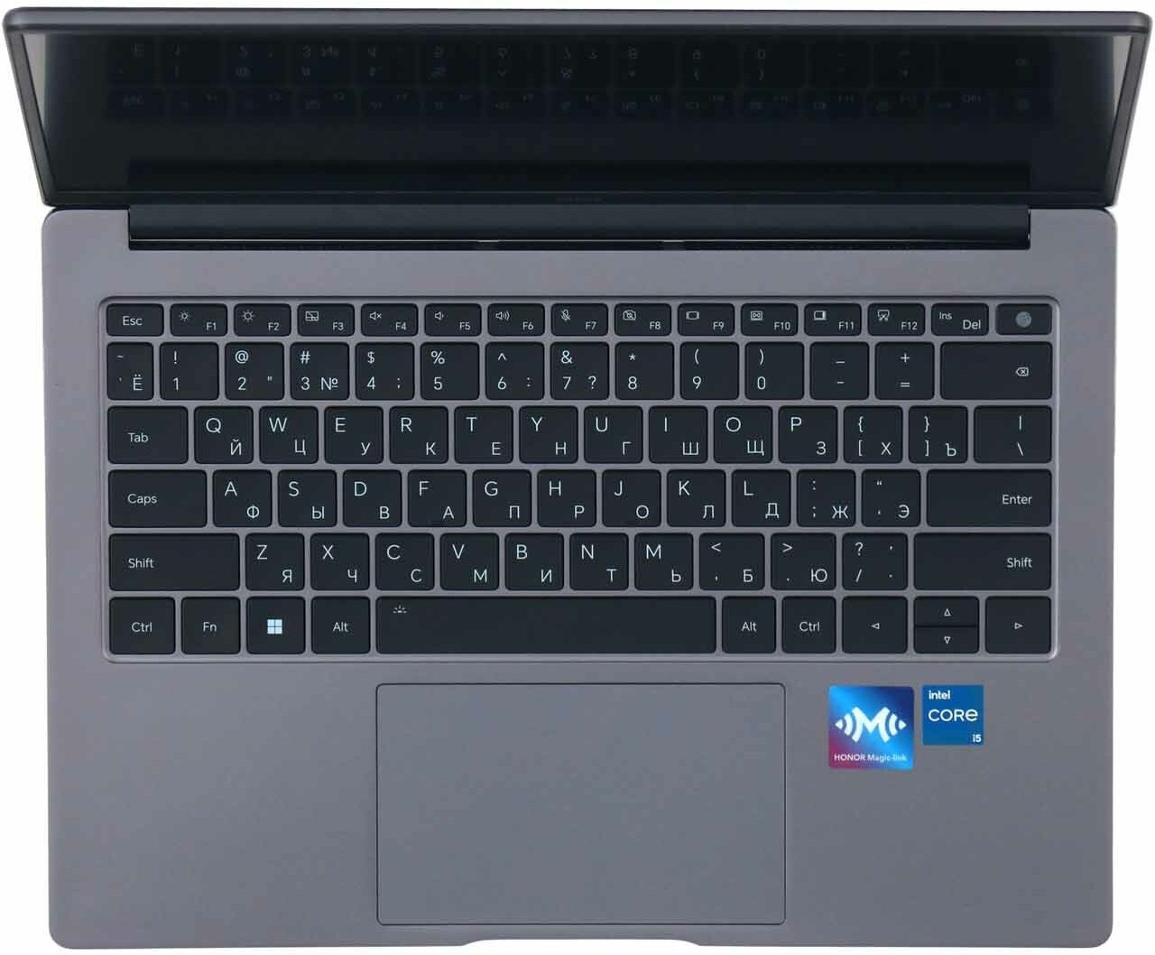 Ноутбук Honor MagicBook X14 2023 FRI-F56 Space Gray 5301AFKC (14", Core i5 12450H, 16Gb/ SSD 512Gb, UHD Graphics) Серый - фото №5