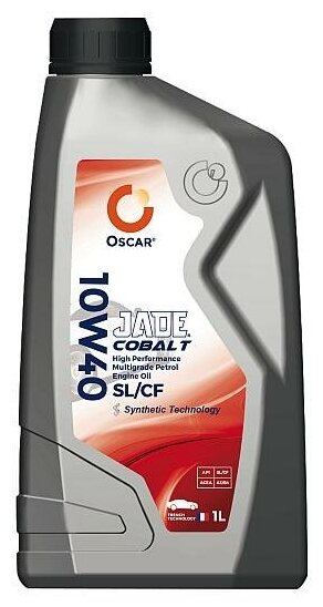 масло моторное Oscar Jade Cobalt 10W40 API SL/CF, ACEA A3/B4 п/синт. 1 л