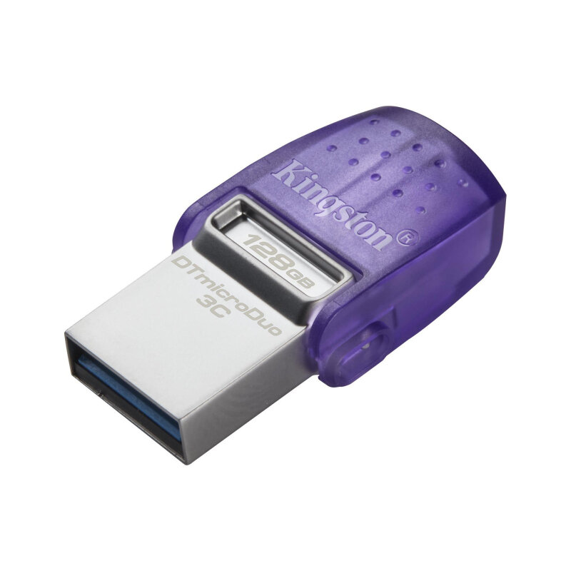 Флеш-память Kingston microDuo 3C G3, 128 Гб, USB 3.2 & USB Type-C и Type-A