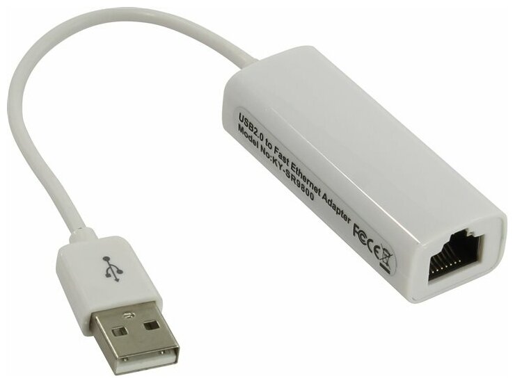 Сетевая карта USB 2.0 type A male to RJ45 female (LAN) Espada с уникальным Мак.адресом модель: EUSBAmRJ45