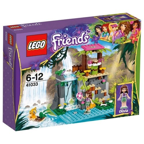 Конструктор LEGO Friends 41033 Спасение тигрёнка у водопада, 183 дет. конструктор lego friends 41432 джунгли спасение альпаки в горах 512 дет